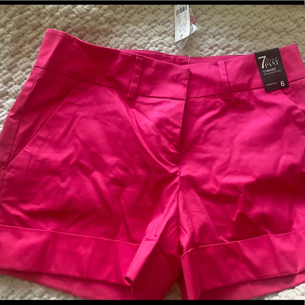 Hot pink shorts